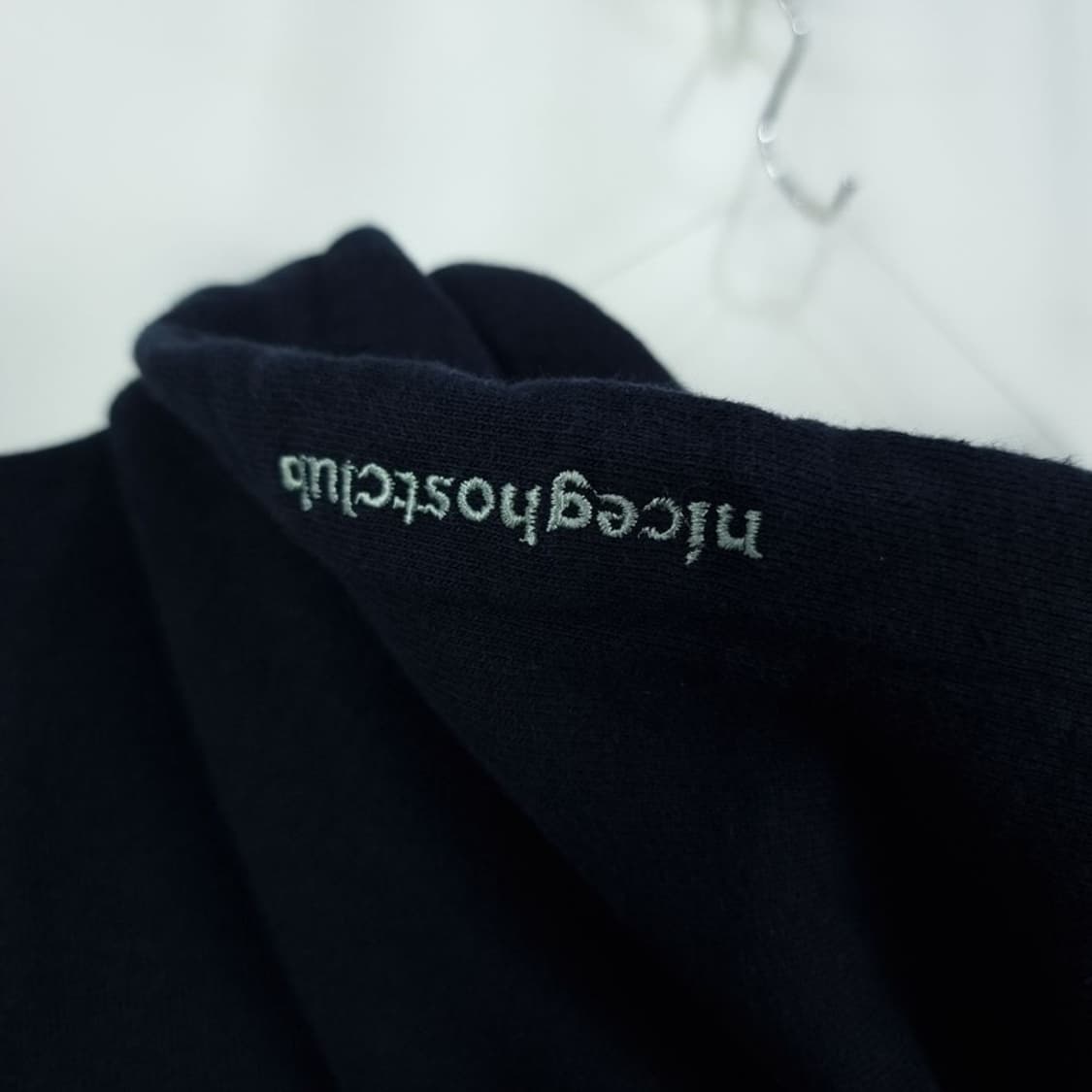 [나이스고스트클럽] 그래픽 프린팅 오버핏 후드티 네이비 M19781 상품이미지7