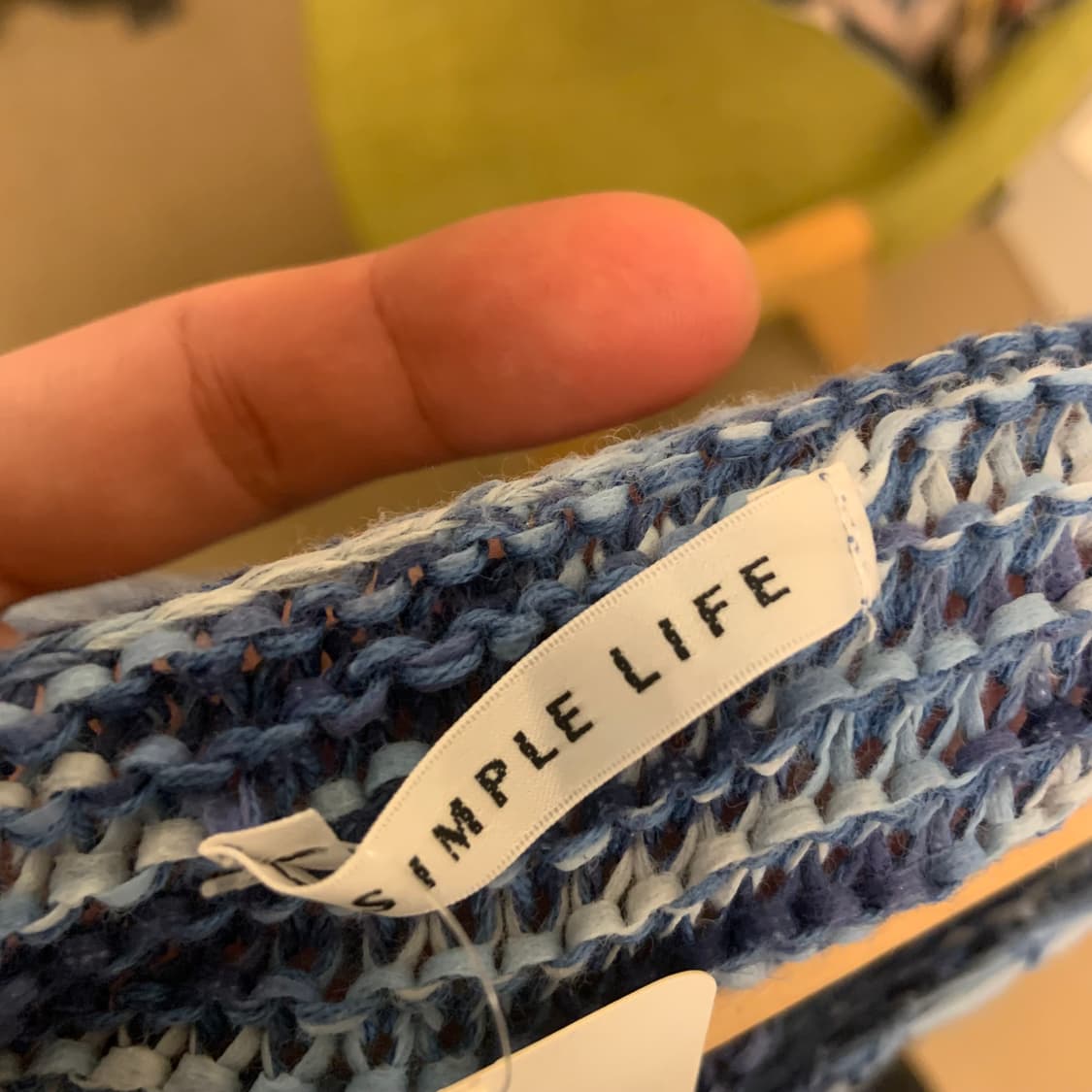 심플라이프 패턴 니트 상품이미지6