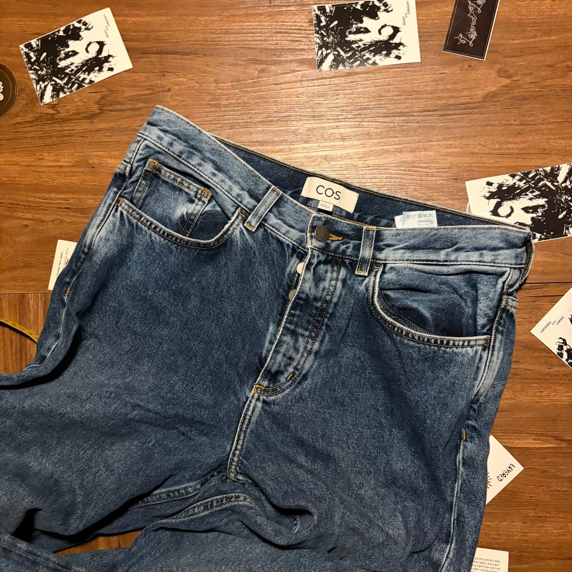 Cos Flare fit washed denim pants 상품이미지6