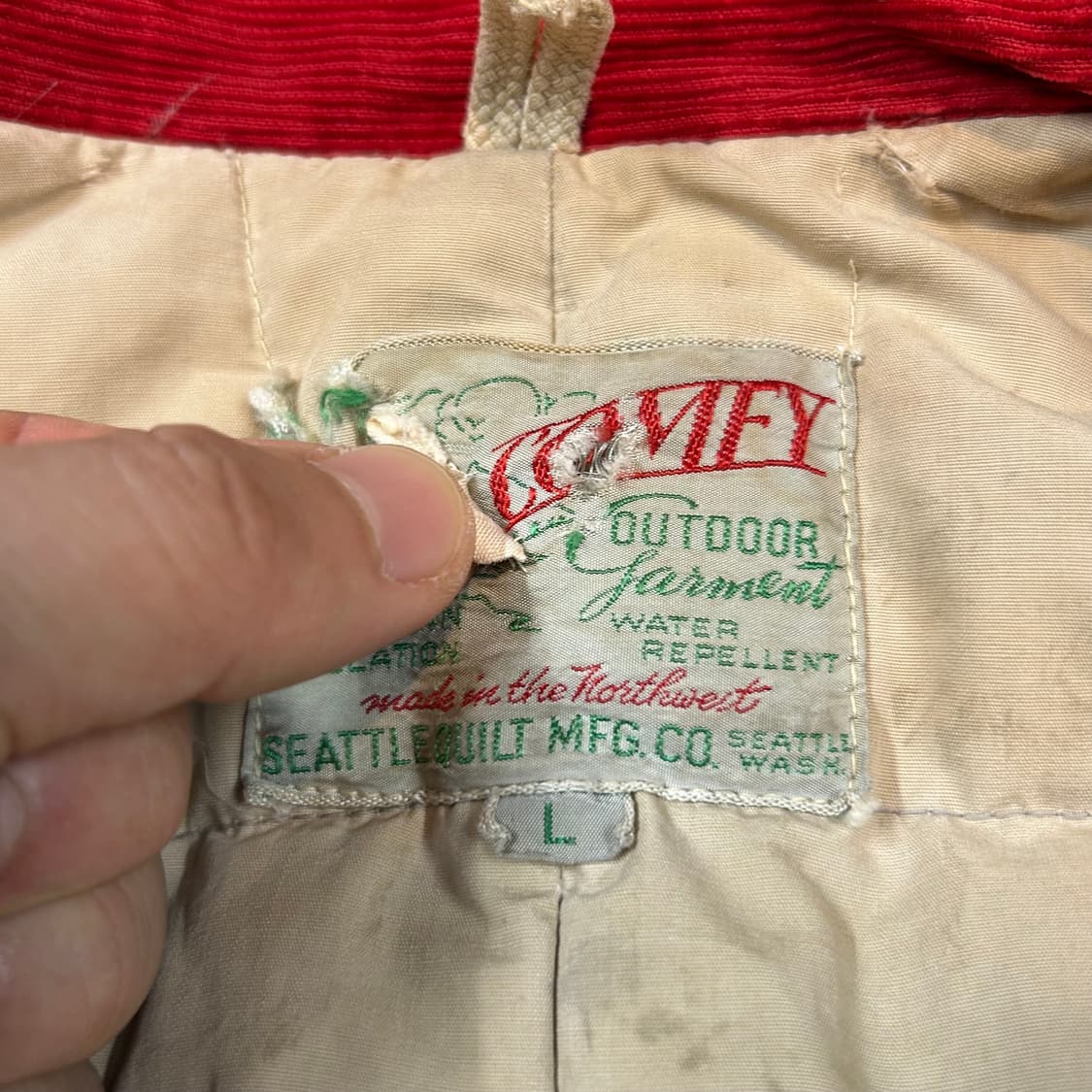 L) COMFY USA 빈티지 다운 패딩 점퍼 상품이미지7