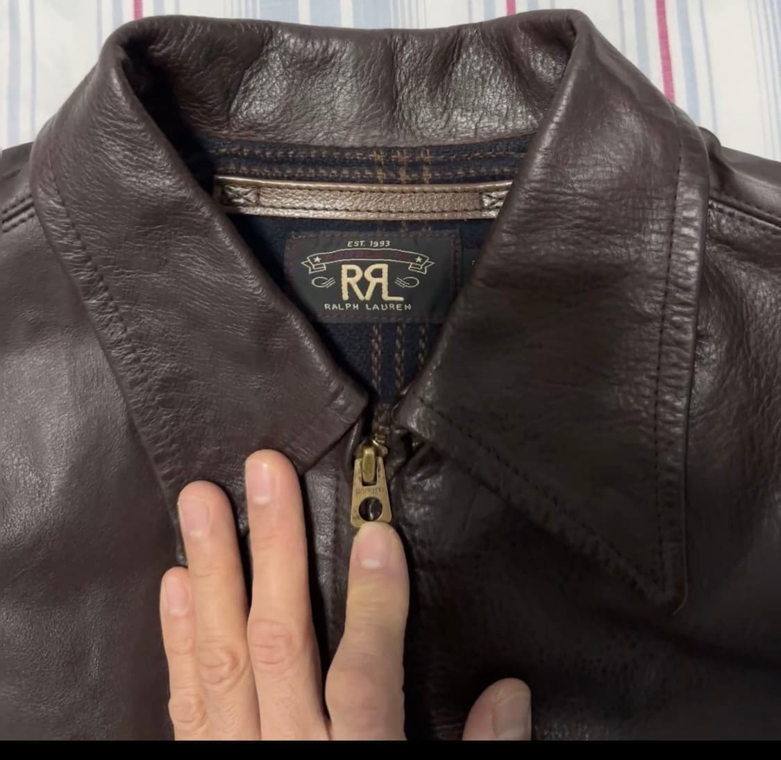 rrl morrow 가죽 자켓 m 상품이미지5