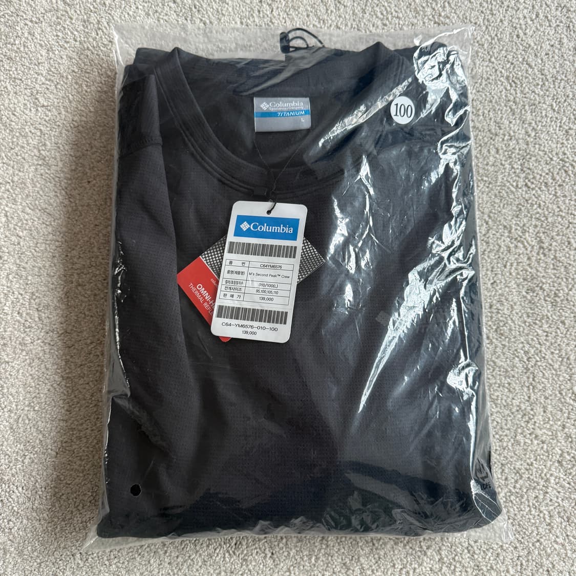 컬럼비아 남성 세컨트 픽 크루넥 겨울 긴팔 티셔츠 상품이미지5