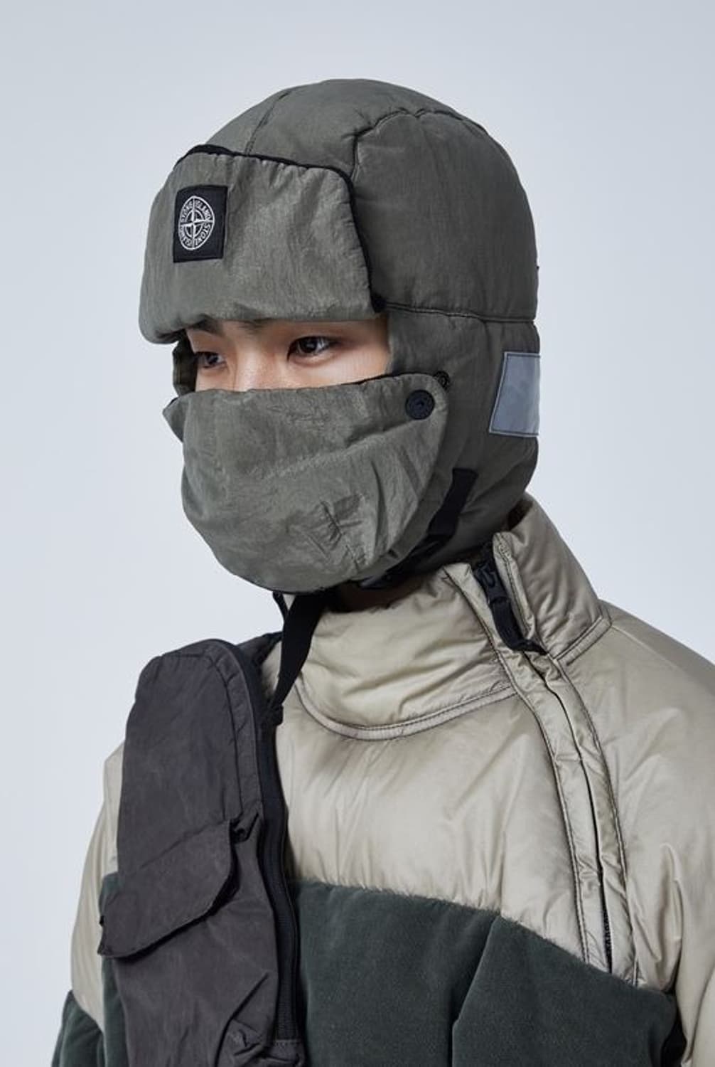 스톤아일랜드 리플렉티브 트루퍼햇 XL(60) 블랙 상품이미지4