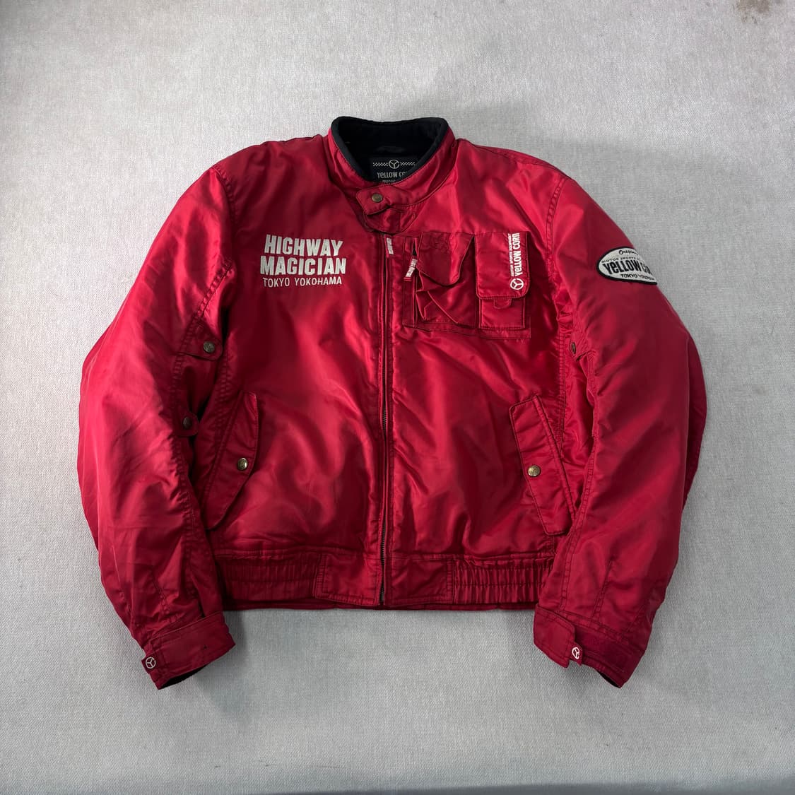 100 옐로우콘 나일론 레이싱 자켓 상품이미지2