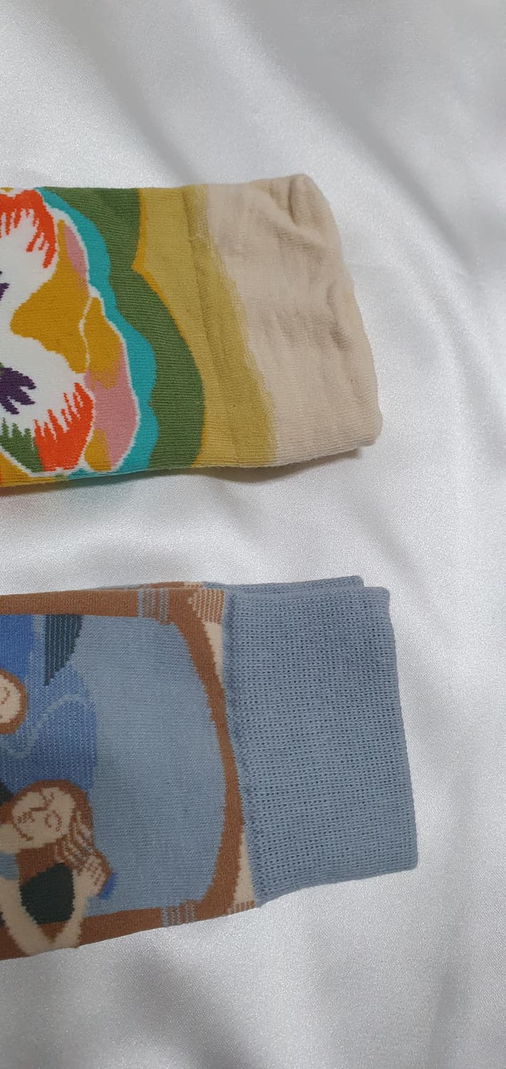 오렌지 그린 크림베이지 도트 Bonne Maison 본메종 양말  상품이미지8