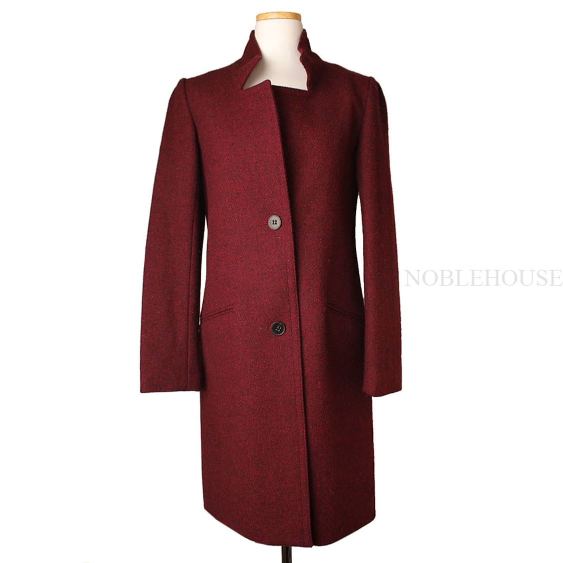 띠어리 버건디 울 코트(55) 상품이미지1