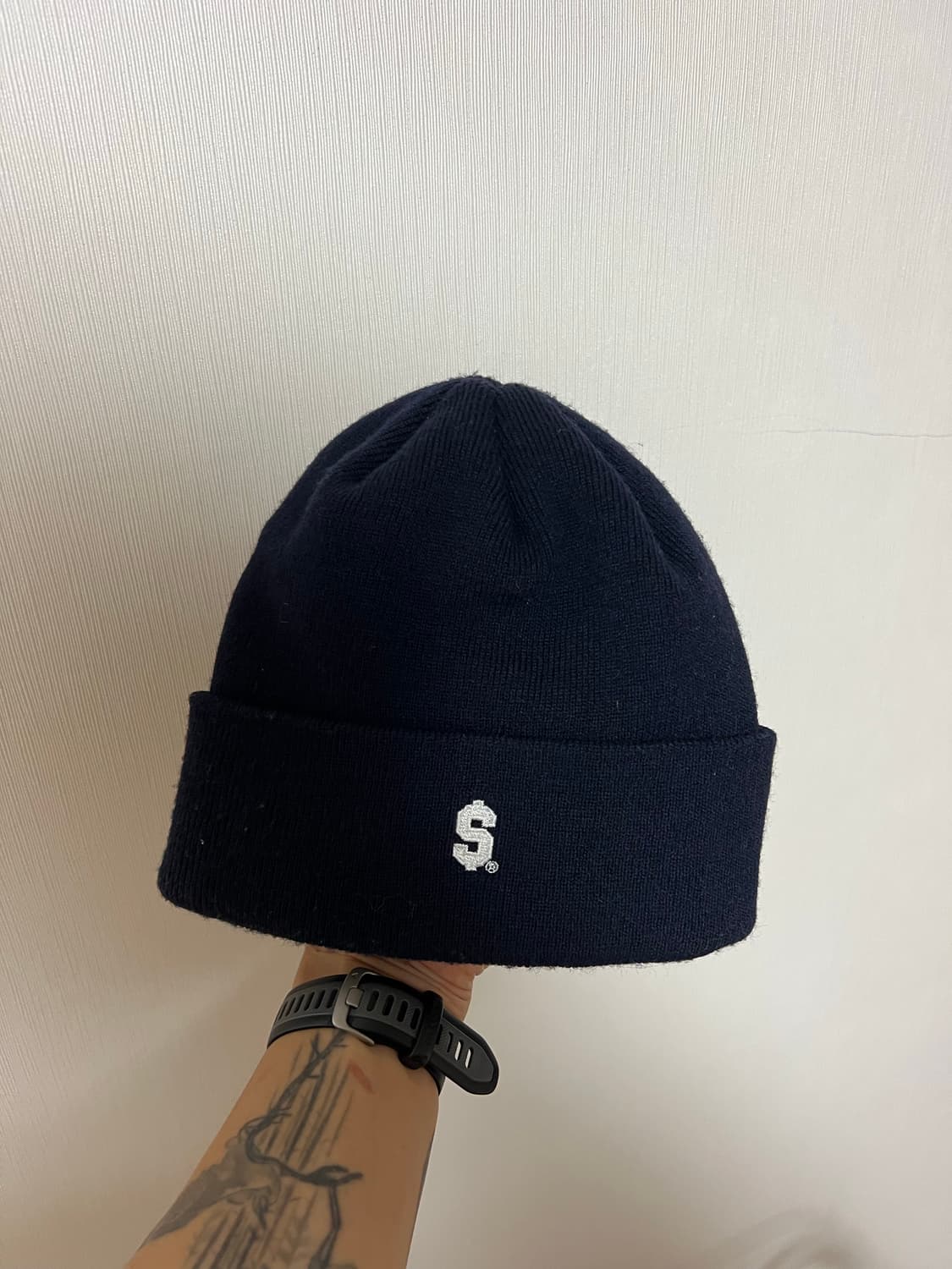 16FW 슈프림 Supreme 네이비 비니 상품이미지2