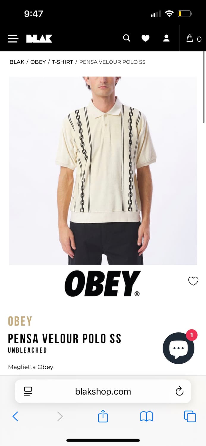 오베이 벨루어 폴로티 L 상품이미지1