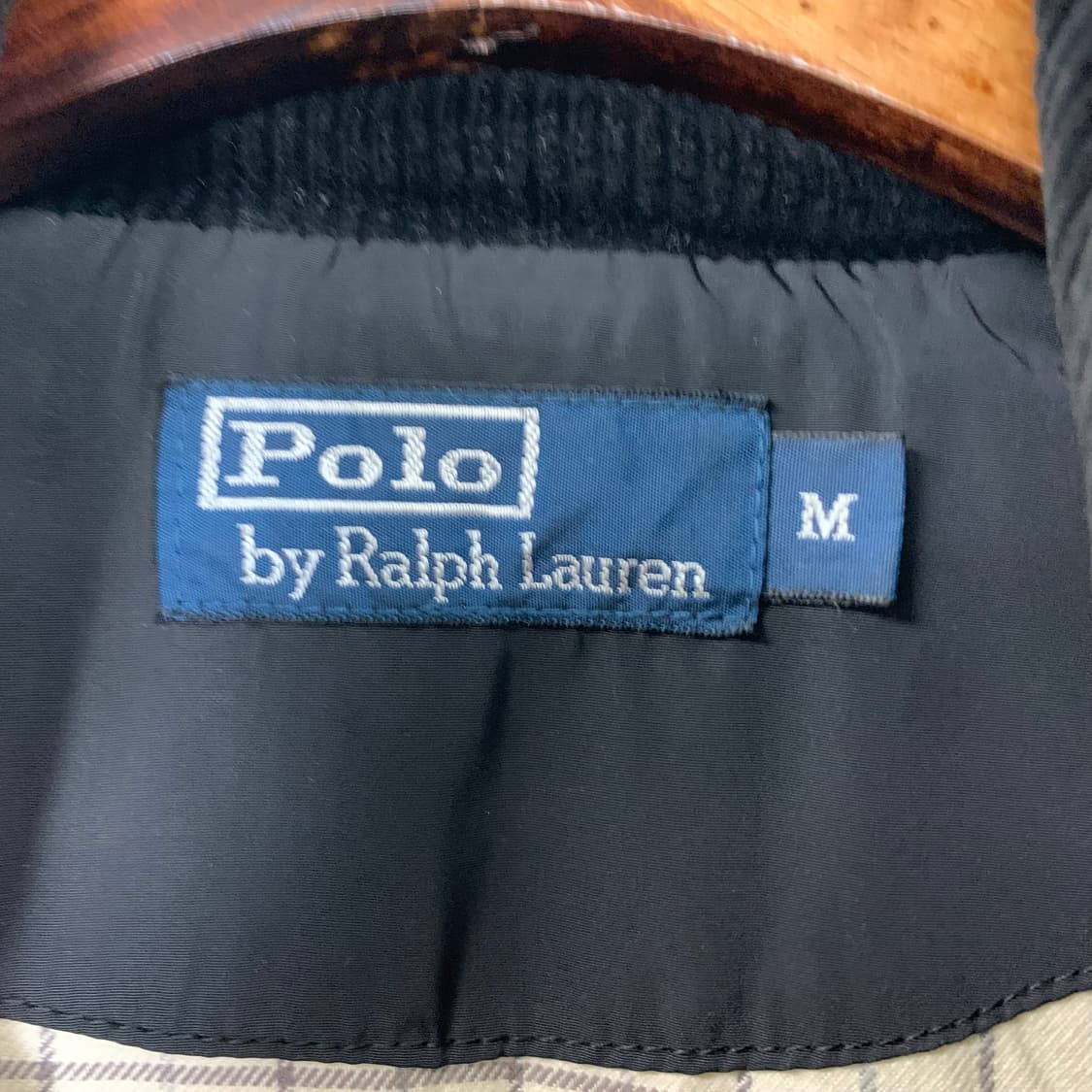 폴로 랄프로렌 코듀로이 카라 블랙 패딩 상품이미지7