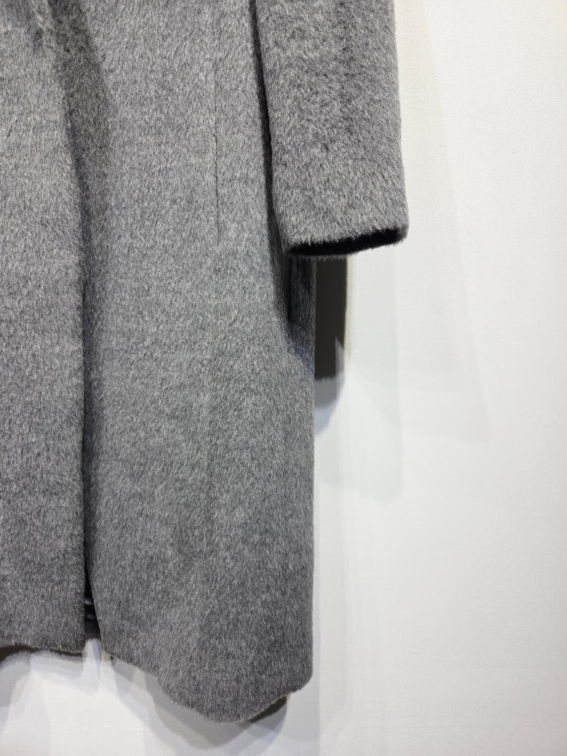 모조에스핀(MOJO.S.PHINE) 수리 알파카 혼방 하프/롱 코트 상품이미지5