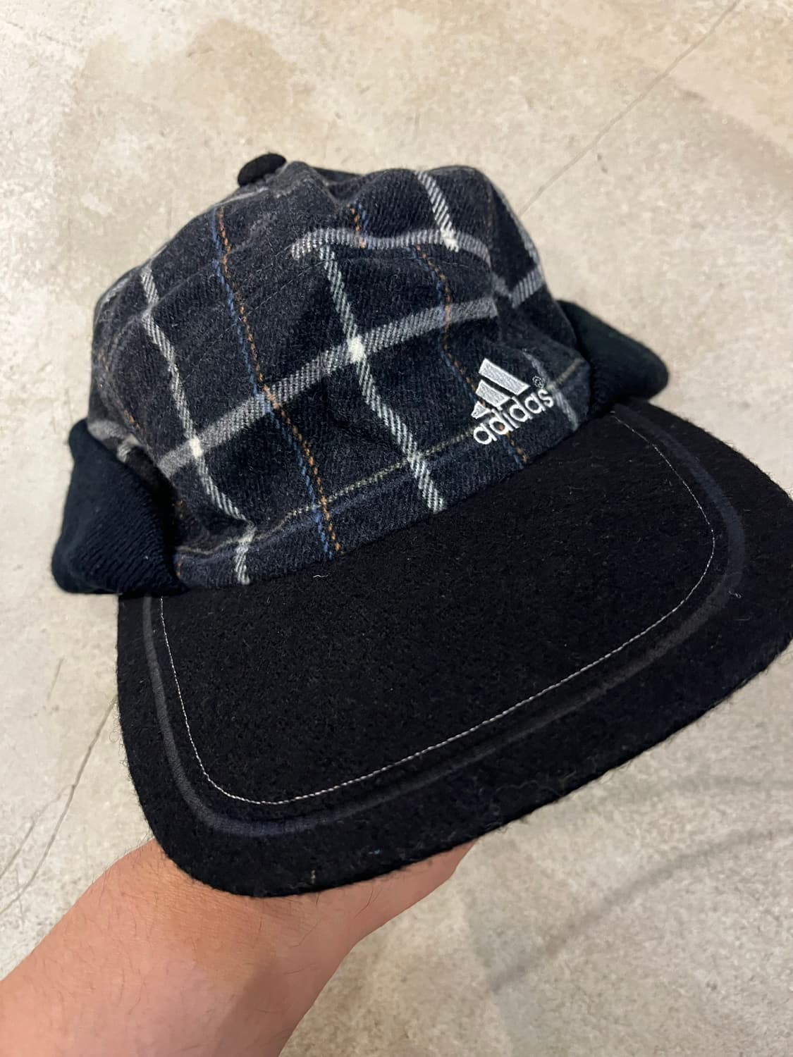 빈티지 아디다스 이어플랩 상품이미지1