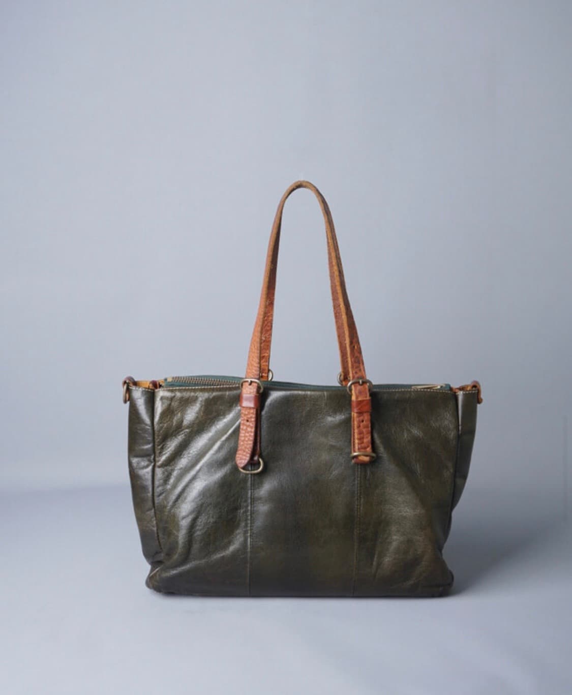 빈티지 레더 토트백 상품이미지1