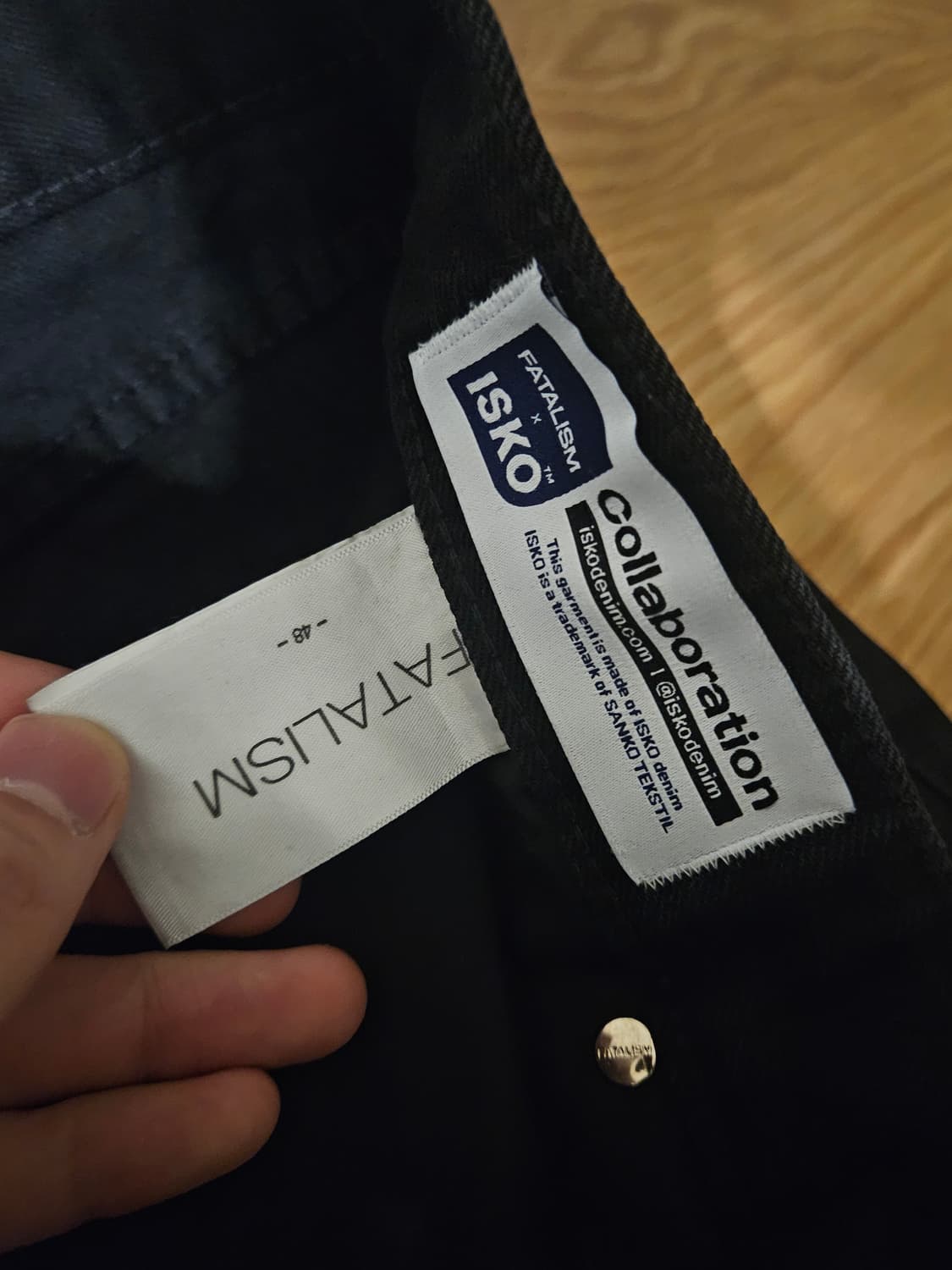 페이탈리즘 x 이스코 블랙진 48 상품이미지3