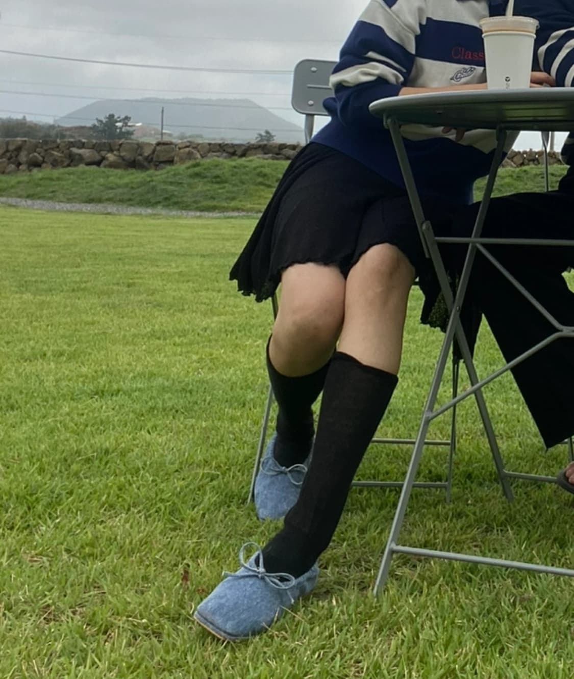 데님 플랫 슈즈 상품이미지2