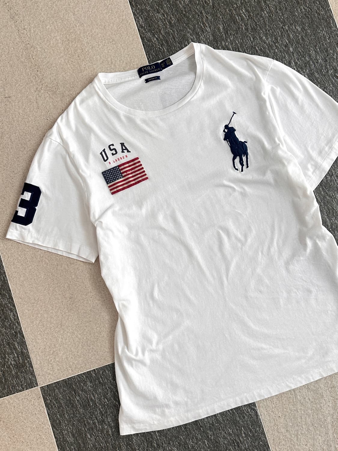 폴로 랄프로렌 빅포니 USA 성조기 반팔 티셔츠 상품이미지3