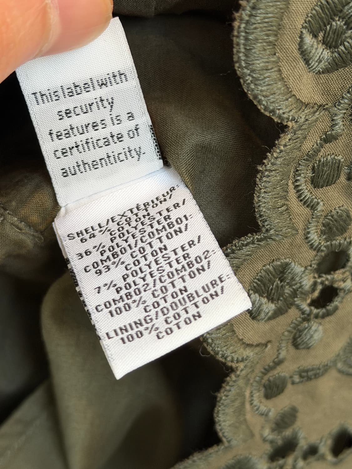 DVF 다이앤본퍼스텐버그 셔츠 드레스 올리브그린 6 상품이미지8