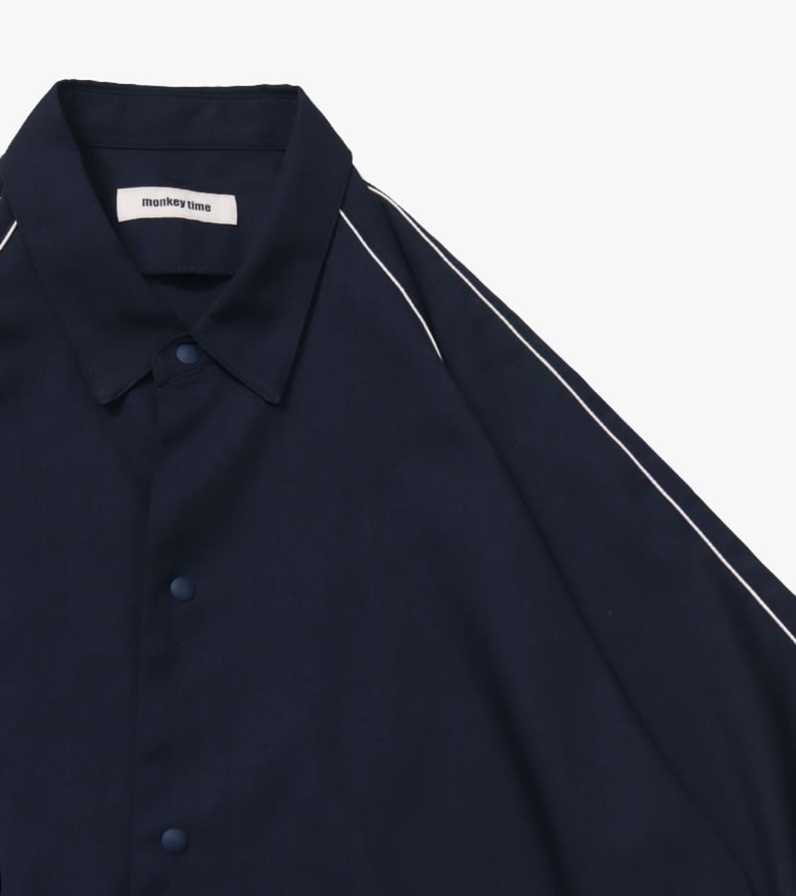 MONKEY TIME - DRY CHAMBRAY PIPING SHIRT 상품이미지3