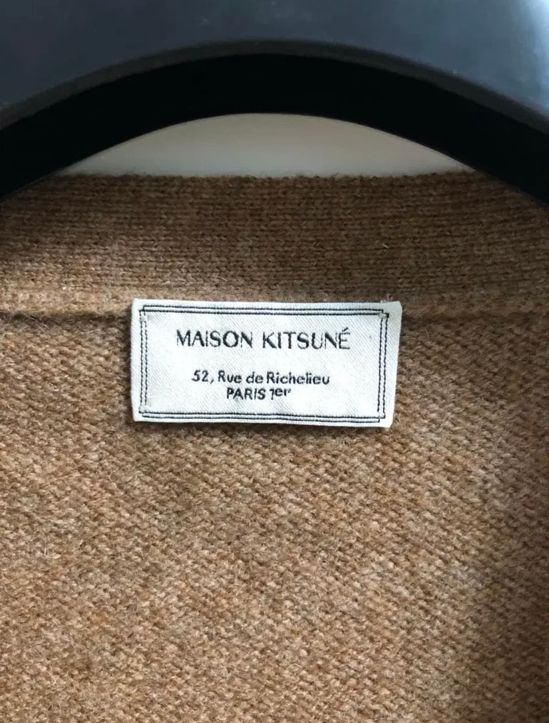 메종키츠네 램스 울 가디건 상품이미지5