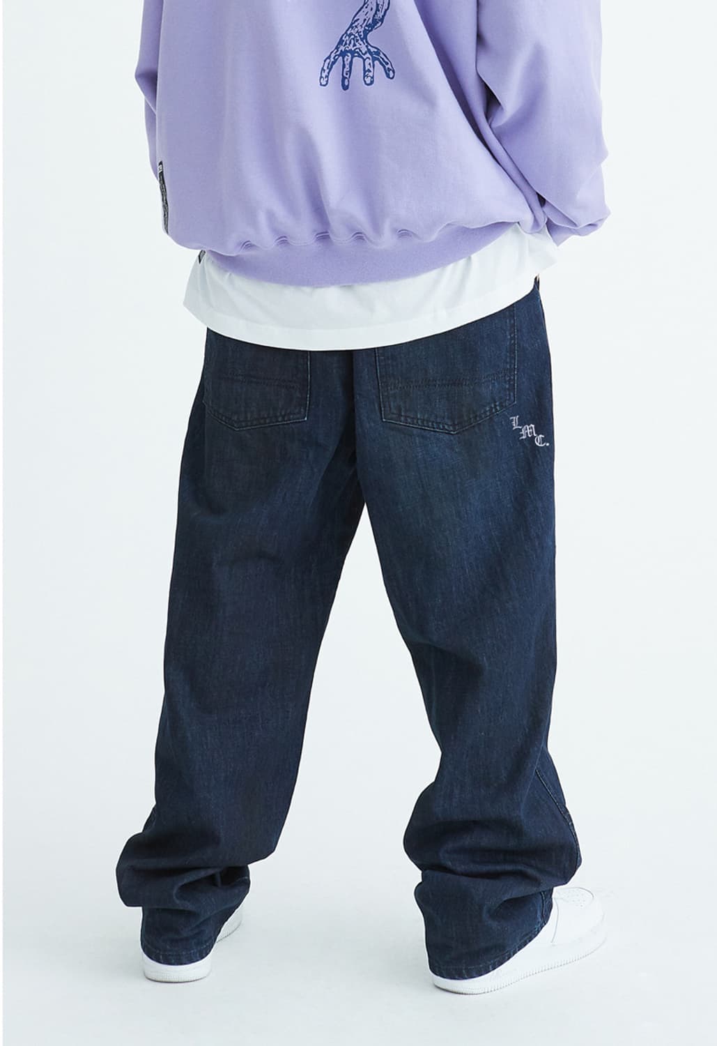 LMC 오일 워시드 더블니 팬츠 상품이미지4