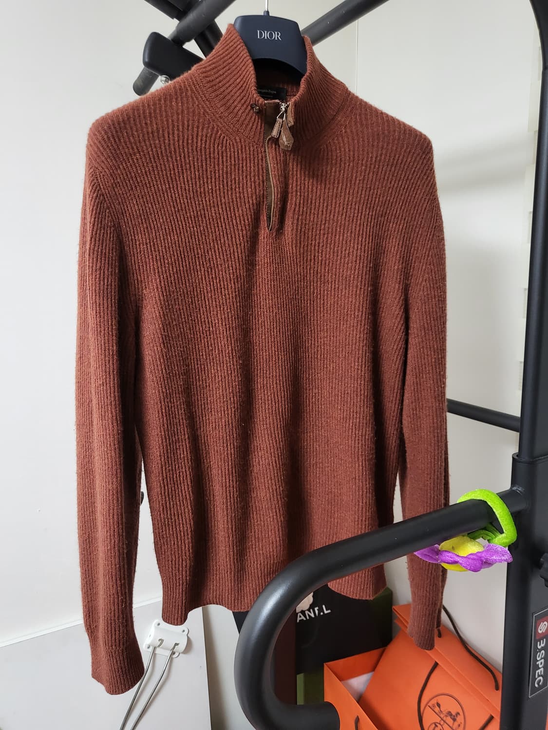 에르메네질도 제냐 신형 캐시미어 니트집업 상품이미지1