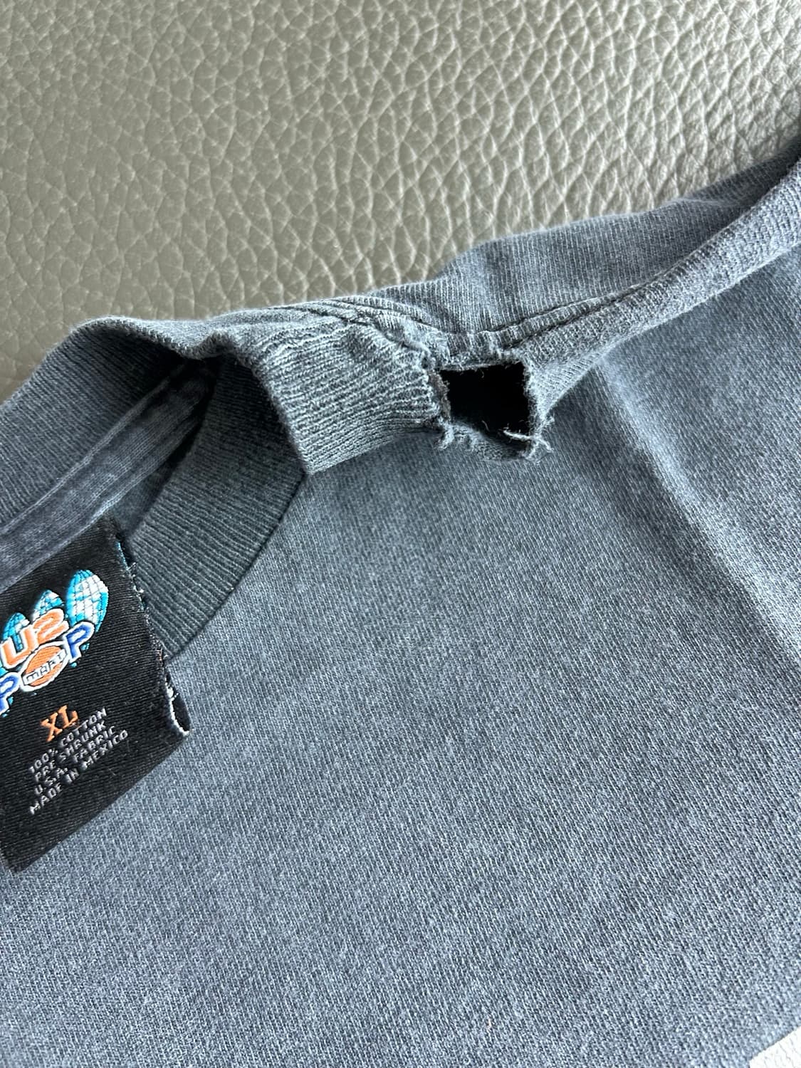 90s U2 투어 빈티지 티셔츠 Distressed 상품이미지7