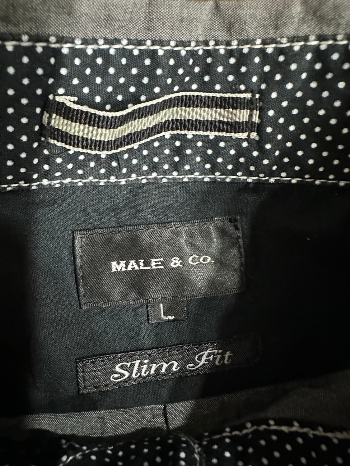 MALE & Co. 일본 배색 반팔 셔츠 L사이즈 상품이미지3