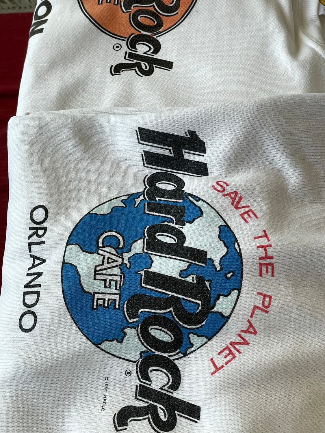 90‘s Hardrock cafe sweat shirt 하드락카페 스웻 상품이미지9
