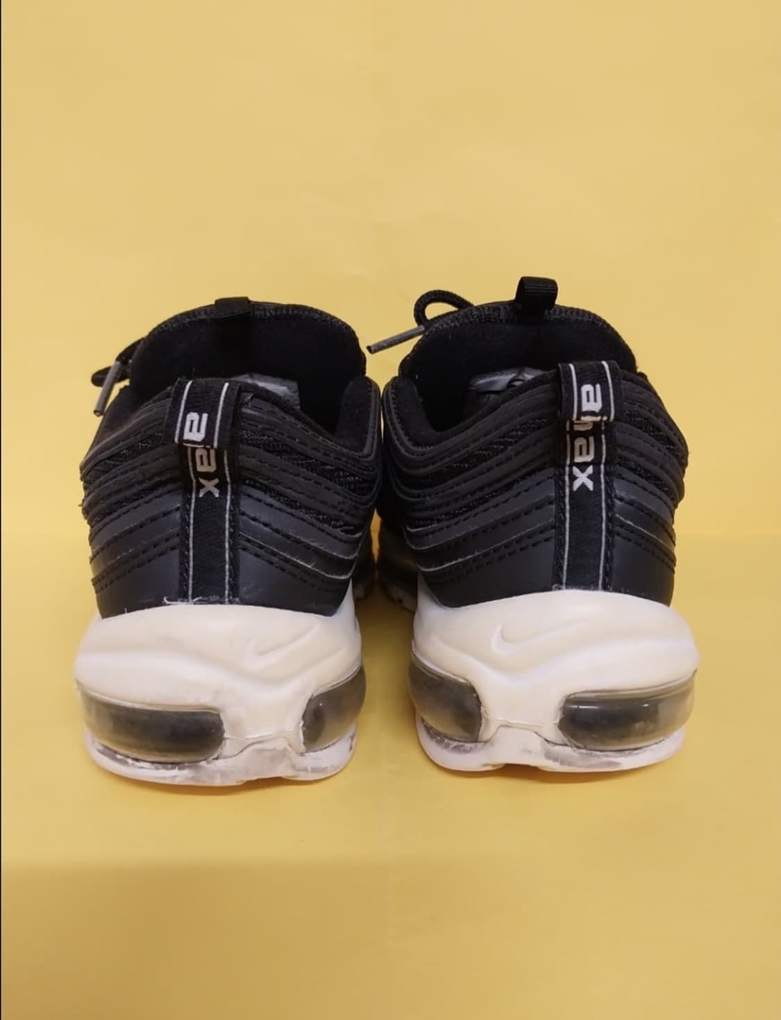 남성 나이키 에어맥스 97 검흰 운동화 (250) 상품이미지4