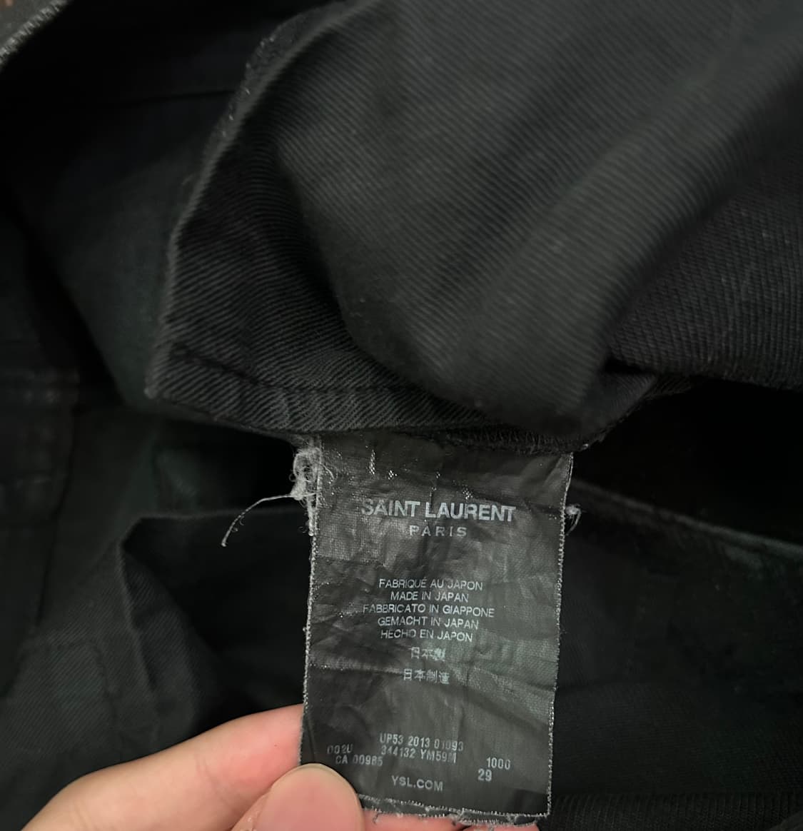 SAINT LAURENT 에디슬리먼 블랙진 29 상품이미지4