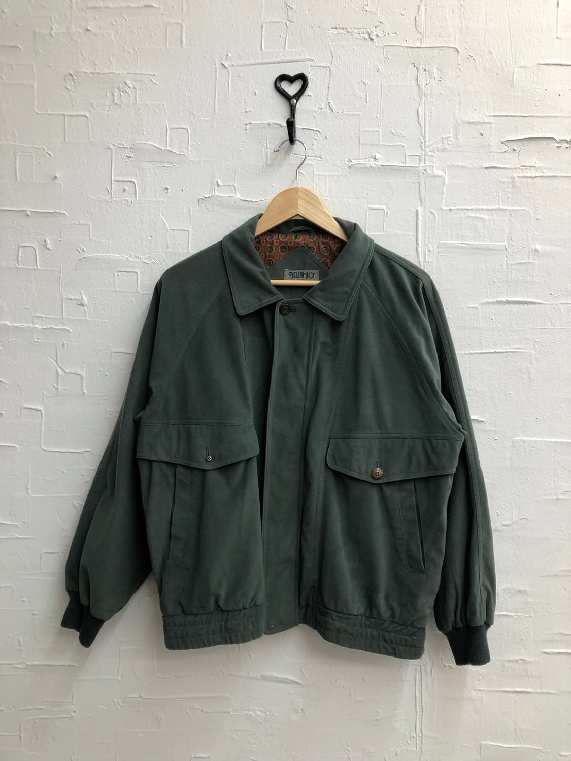 muted teal suede jacket 상품이미지4