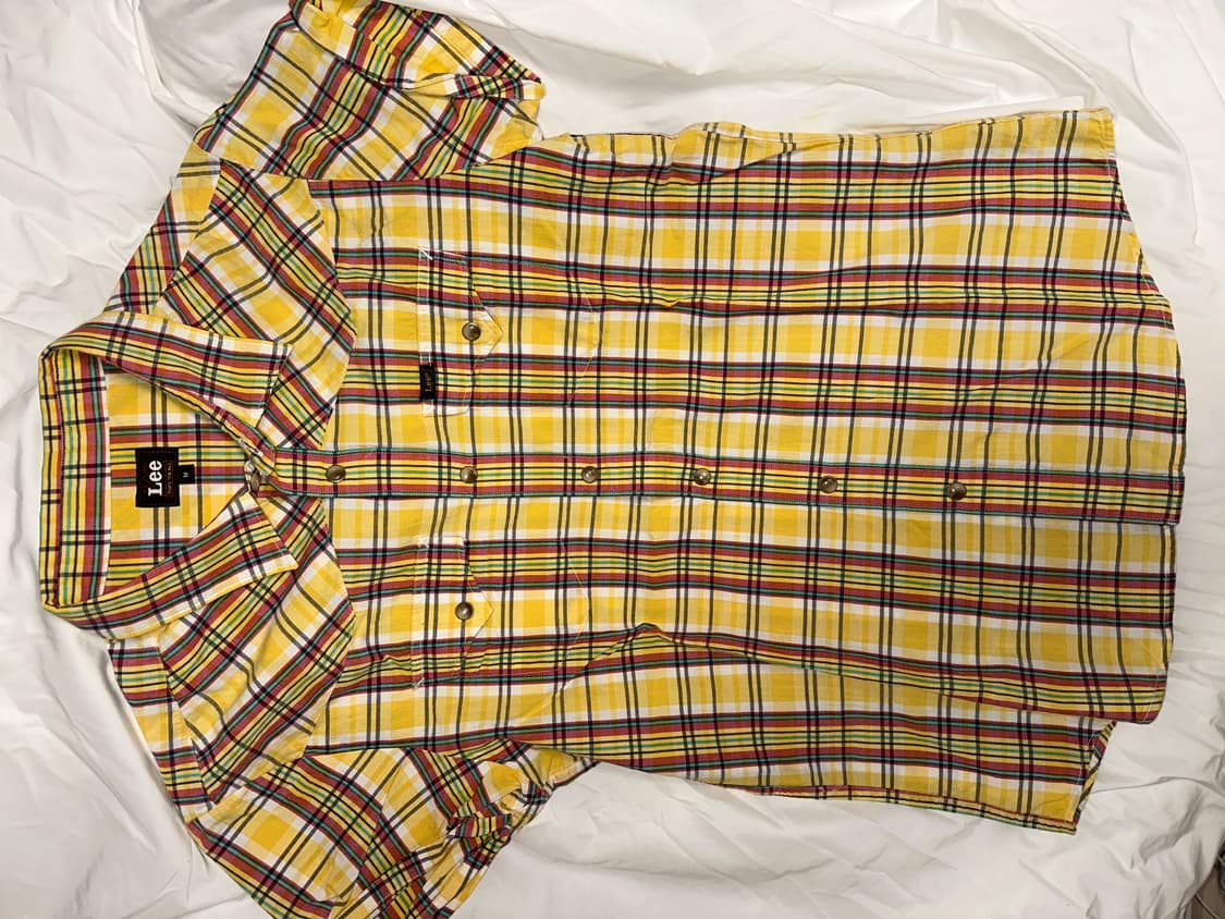 Lee 반팔 체크셔츠 상품이미지2