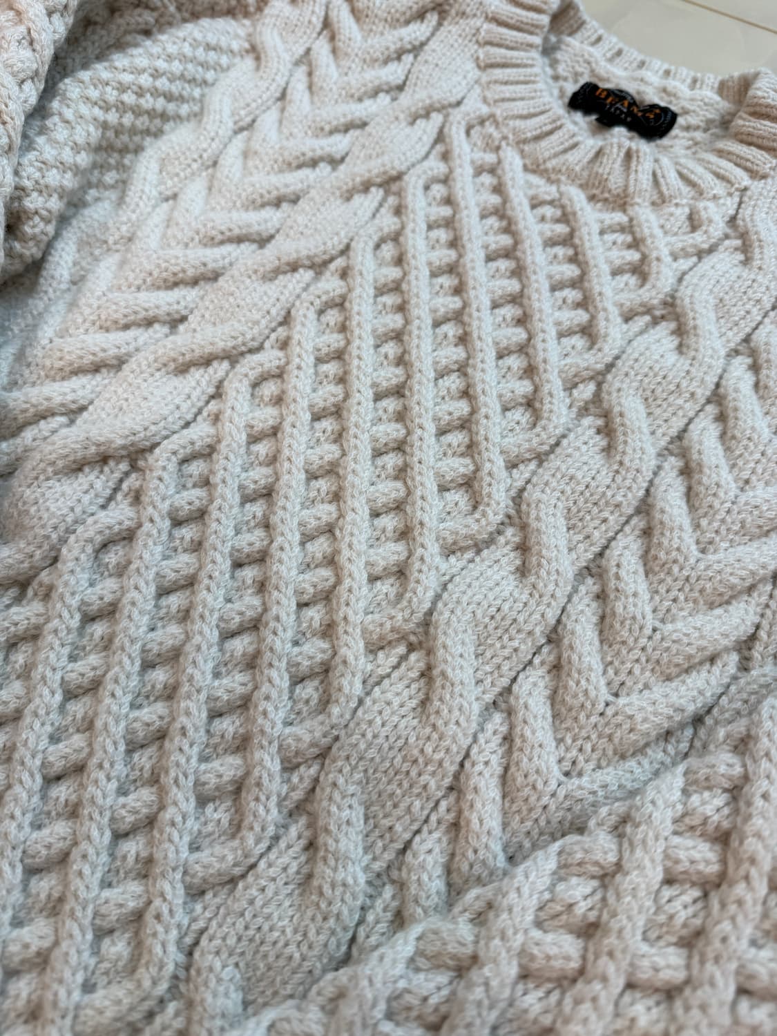 빔즈플러스 아란 케이블니트 L(100-105) 상품이미지5