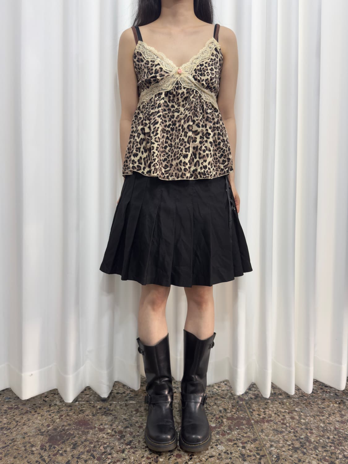 leopard sleeveless 상품이미지2