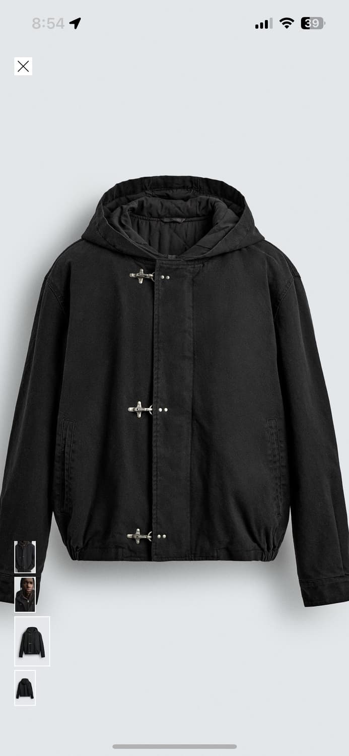 자라 토글 버튼 후드 점퍼(S) 삽니다 상품이미지1