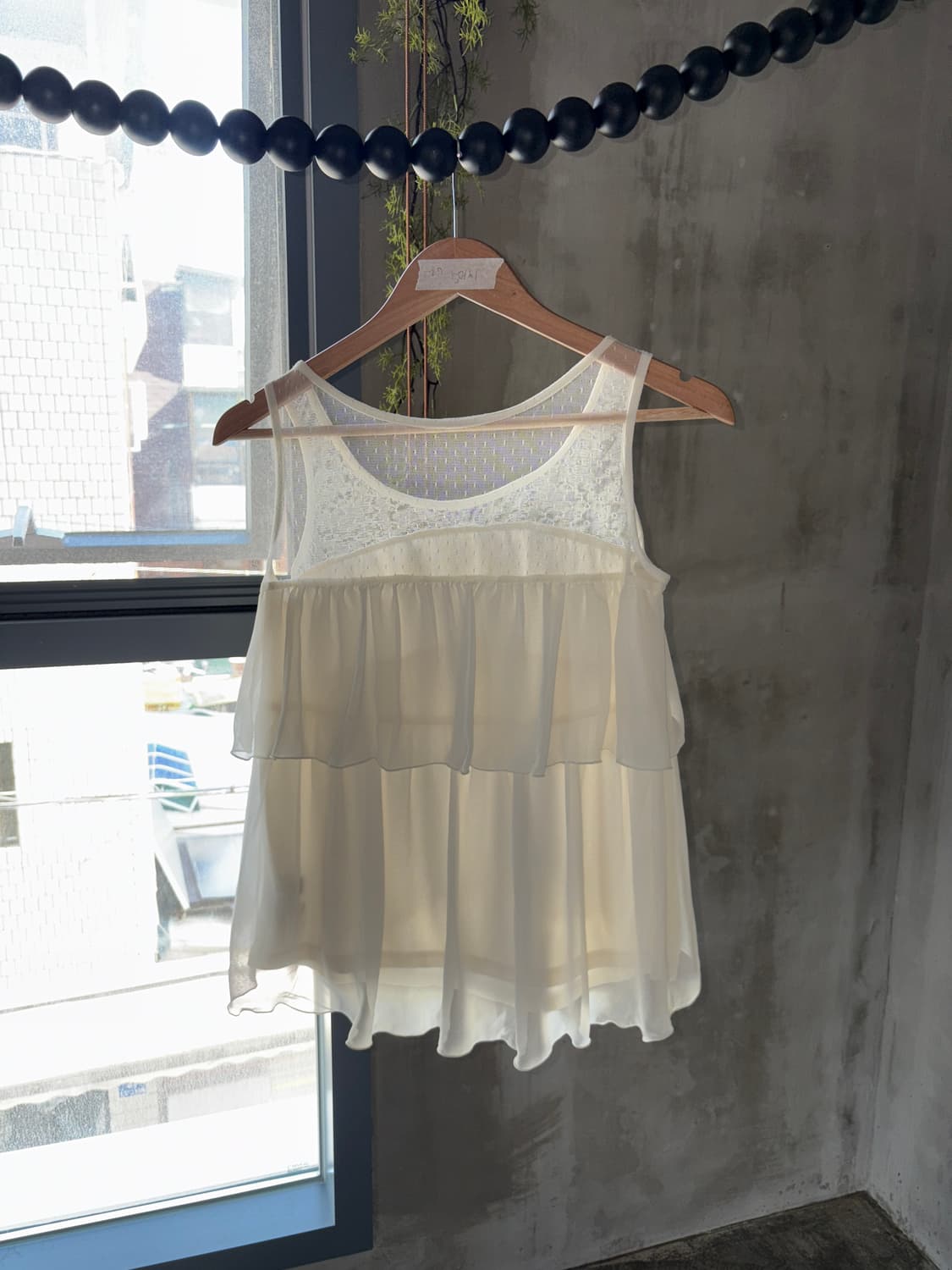 Dot mash sleeveless 상품이미지5