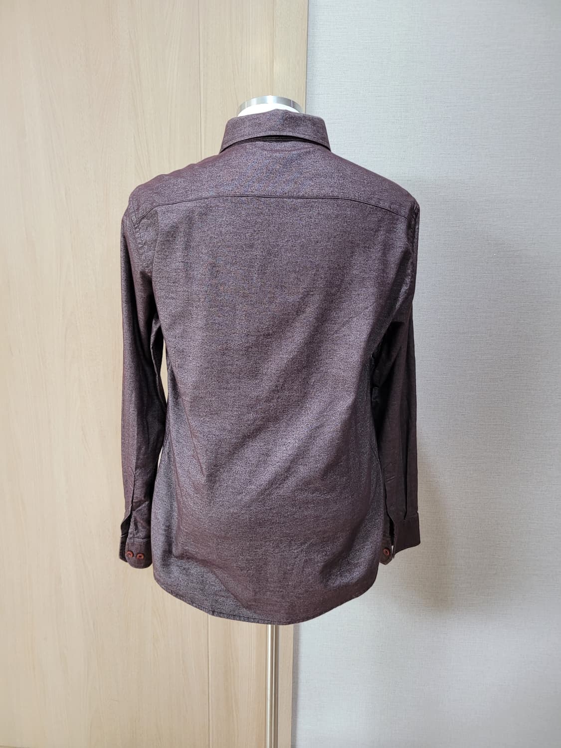 맨스타 Manstar 남자 드레스셔츠 100 버건디브라운 상품이미지6