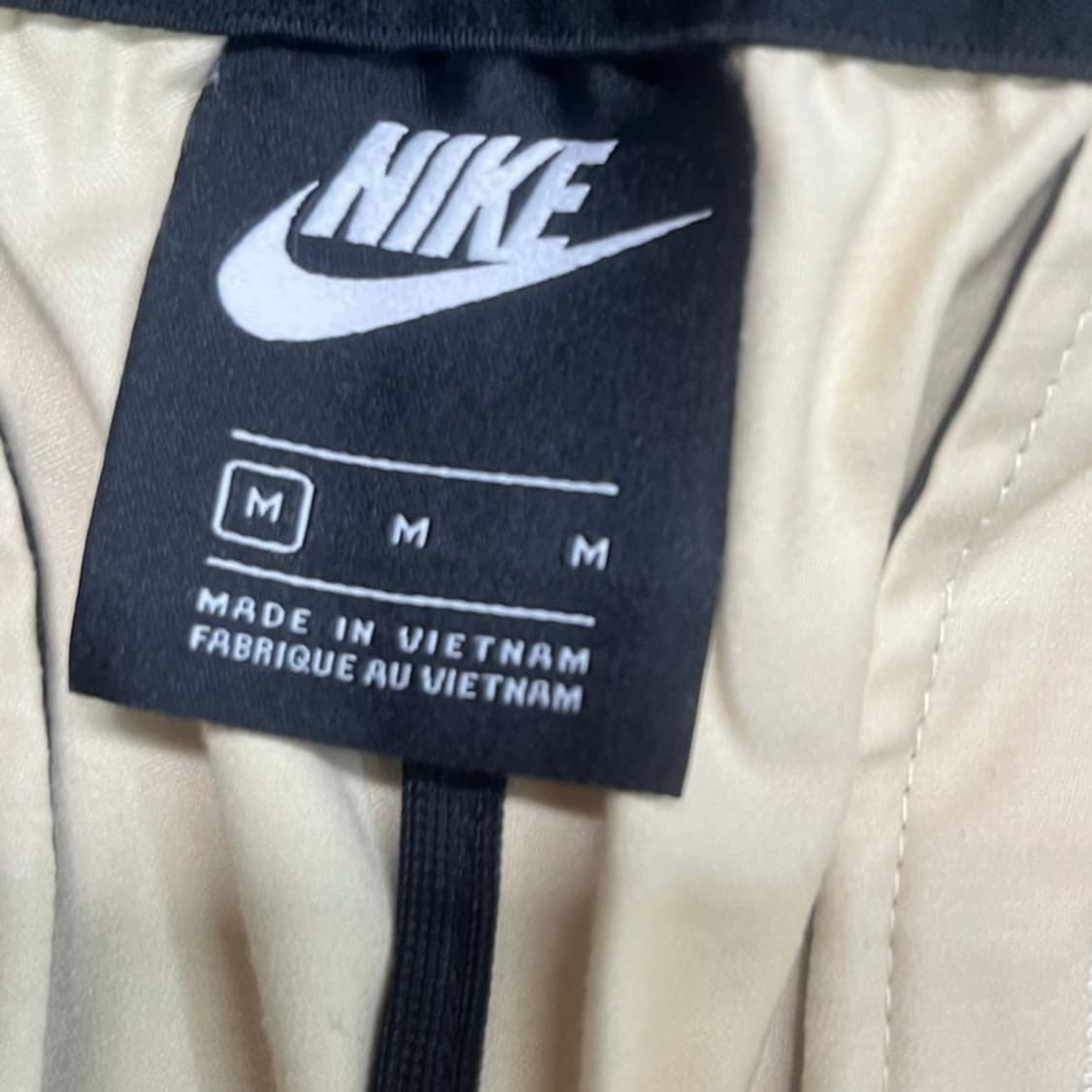  NIKE 에센셜 우븐 테이퍼드 팬츠 베이지 M 상품이미지4