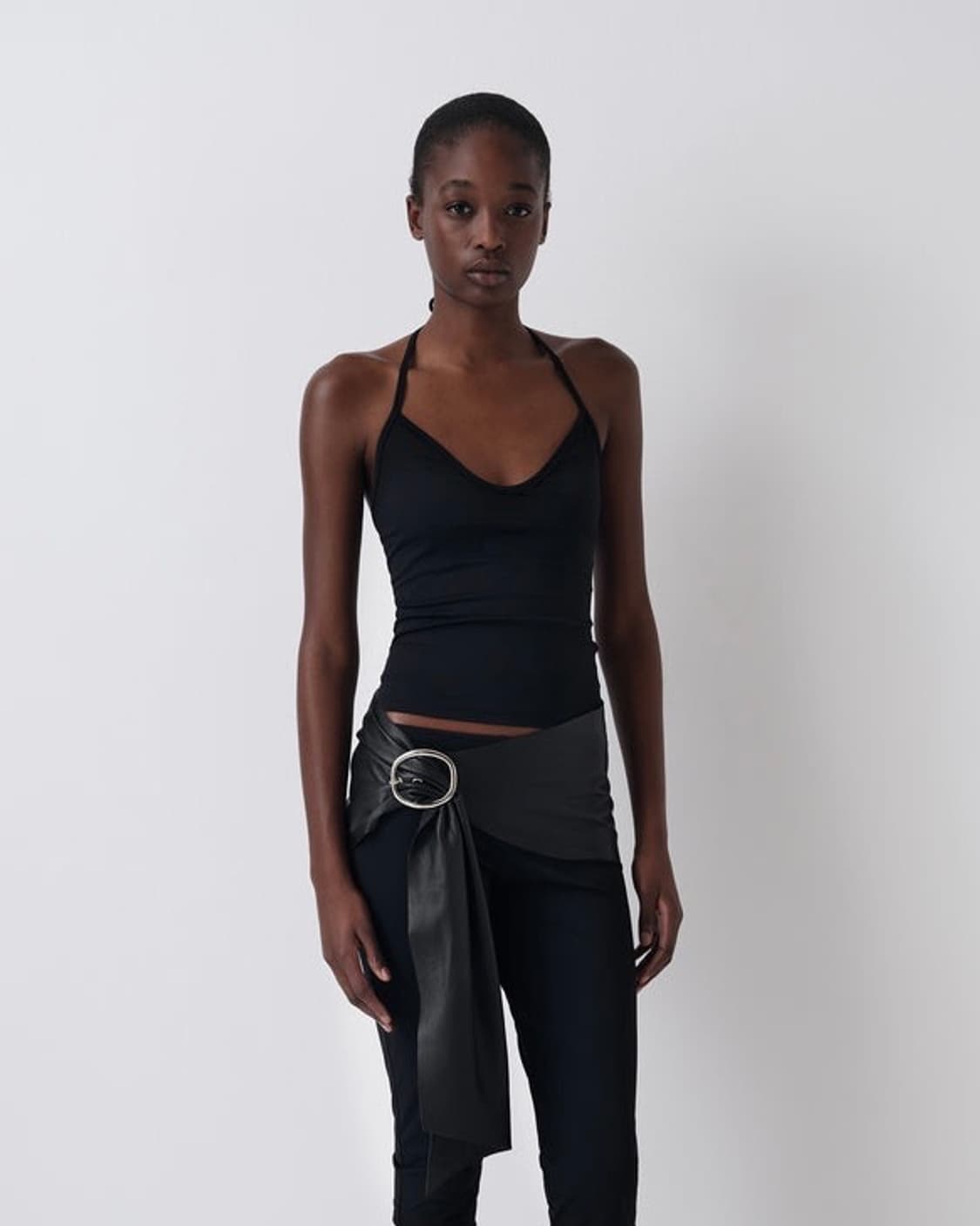 [XS,S,M]기마구아스 Lula 홀터넥/블랙 상품이미지1