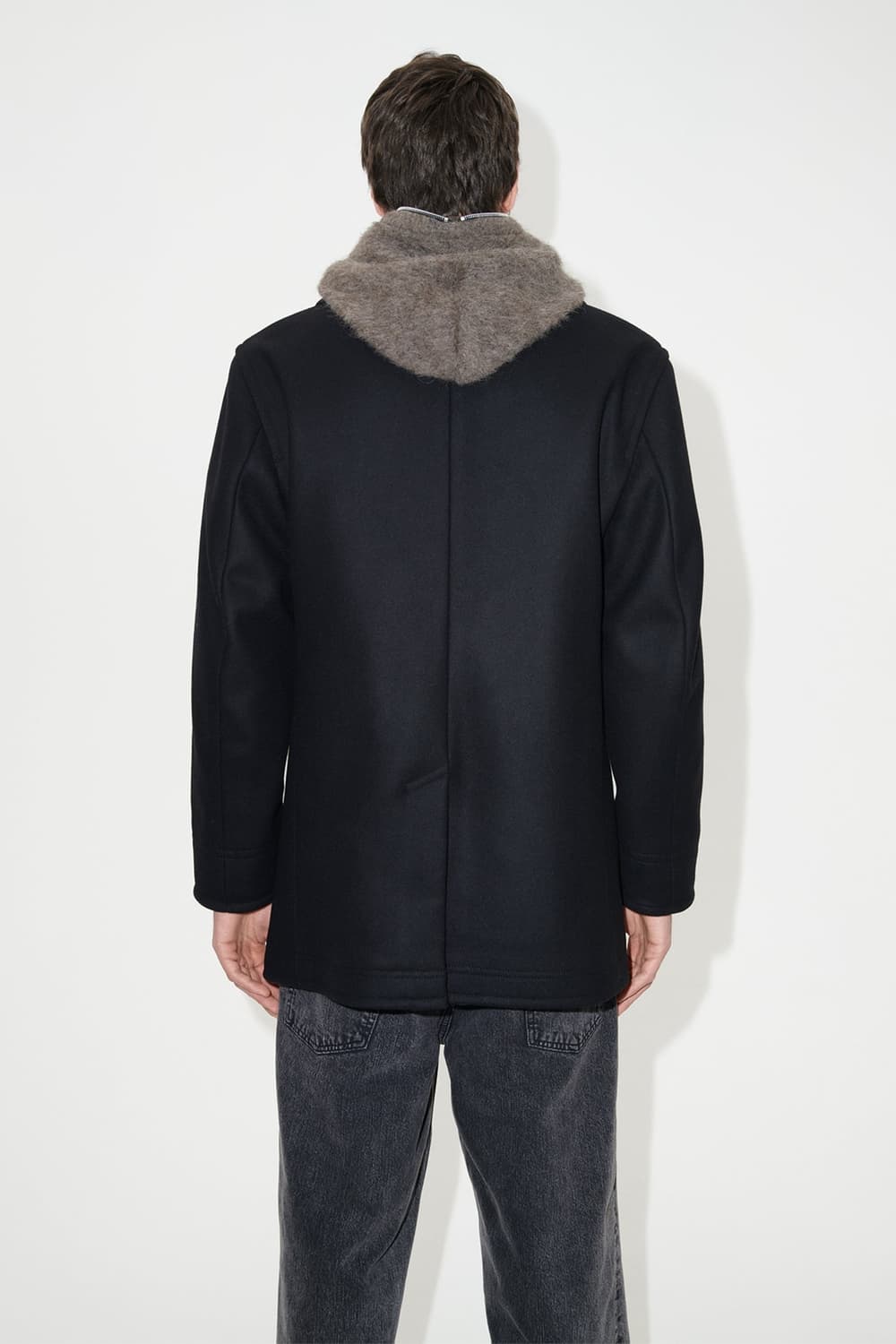 아워레가시 멜튼 울 피코트 46  상품이미지4