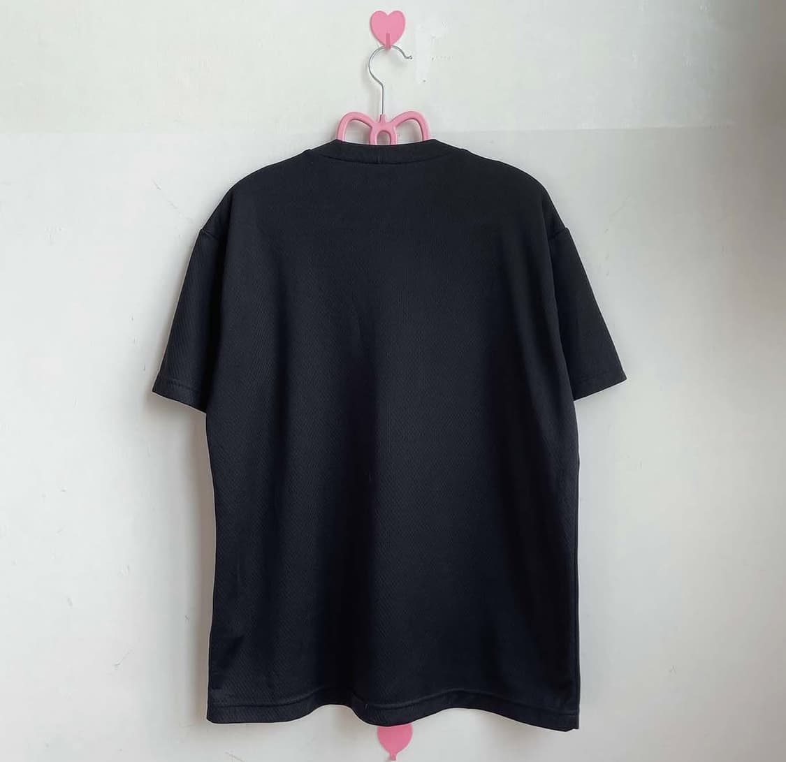 미즈노 블랙 반팔티 (남여공용) 상품이미지3
