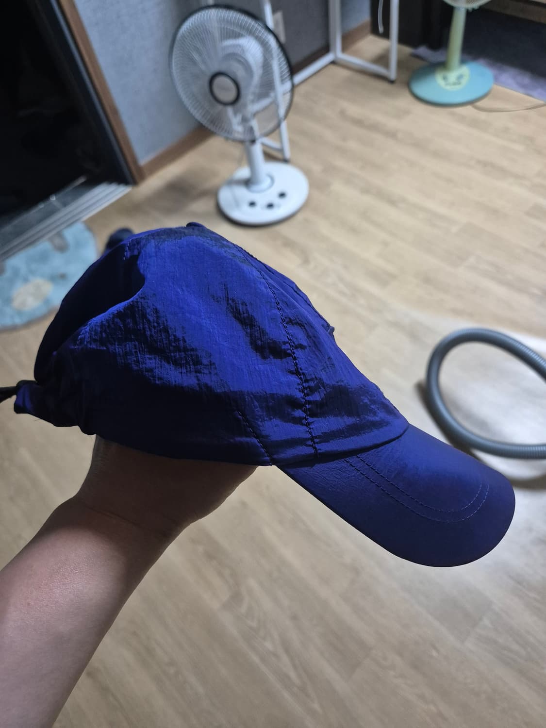 [XL] 22SS 스톤아일랜드 나일론 볼캡 블루 파랑 상품이미지3