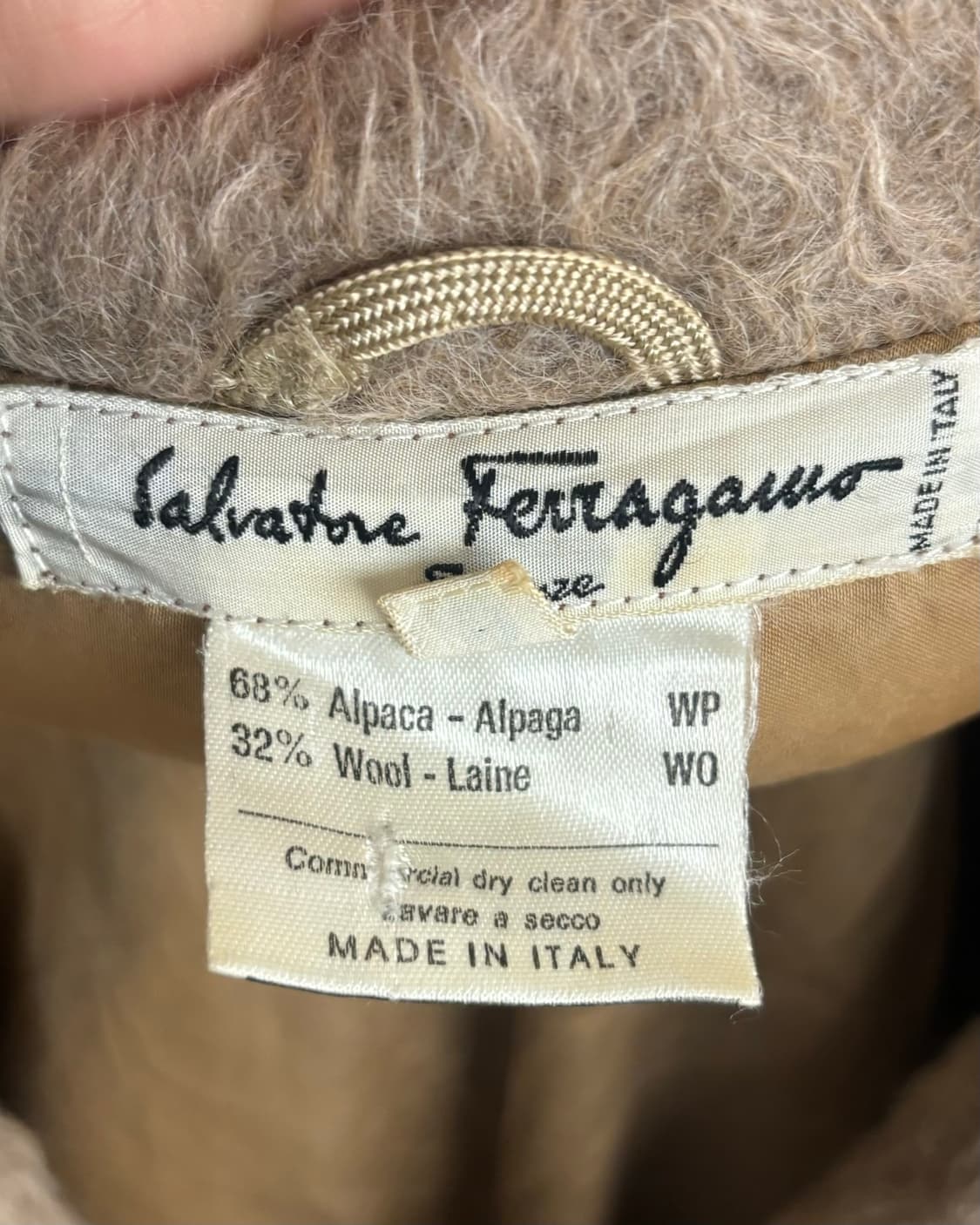 페레가모 브라운 텍스쳐드 자켓 상품이미지7