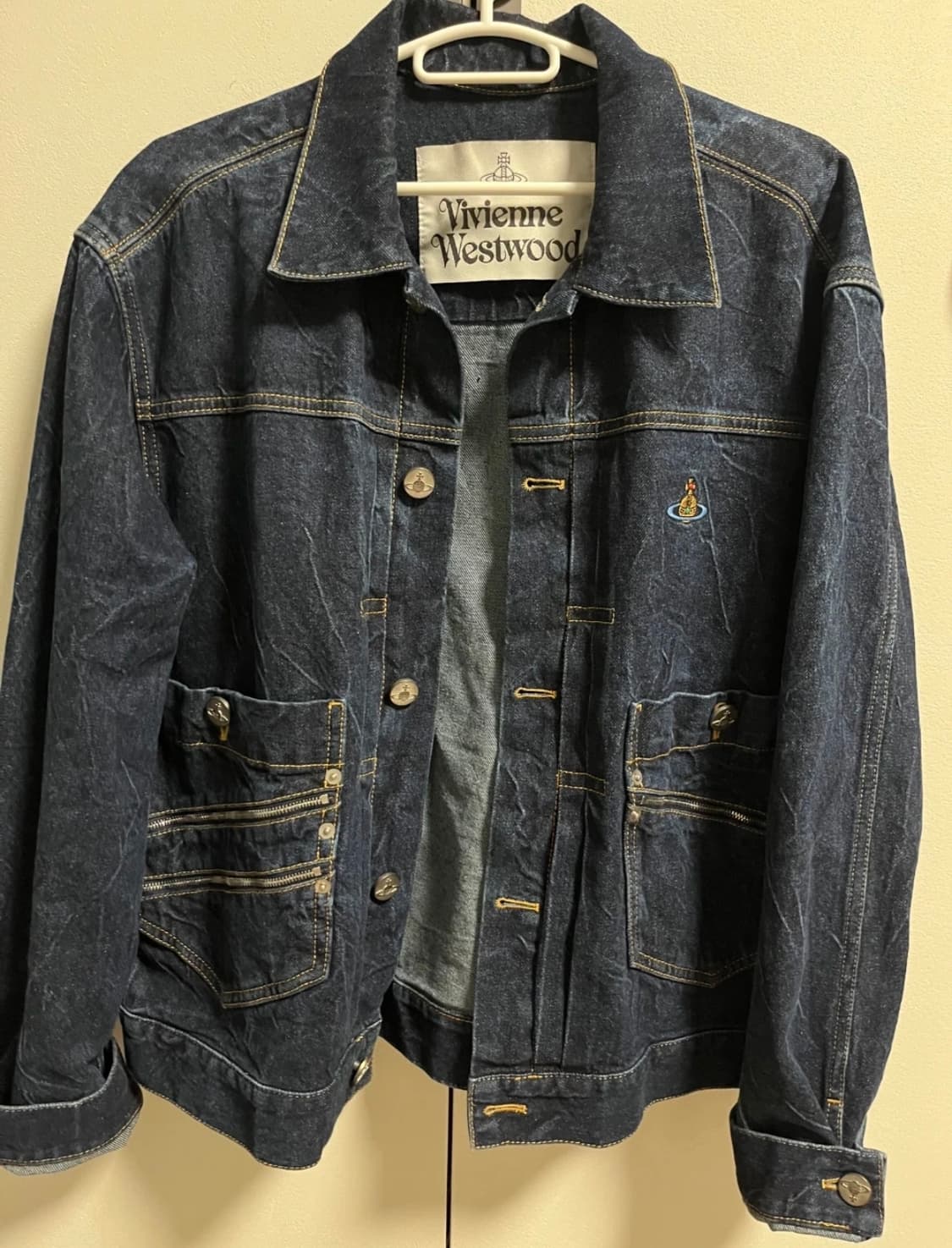비비안웨스트우드 마를린 청자켓 M (택보유) 상품이미지1