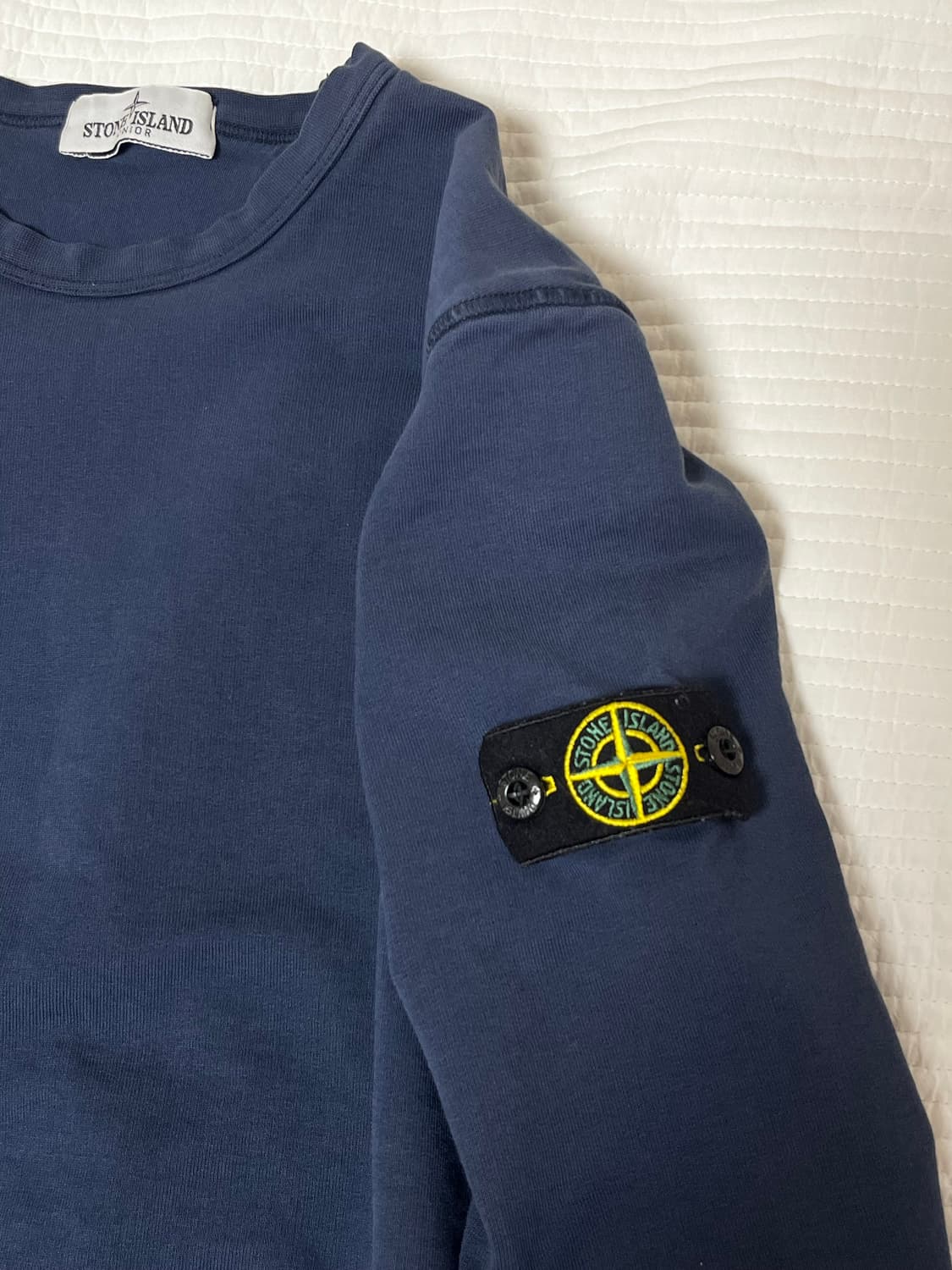 스톤아일랜드 키즈 여성 네이비 맨투맨 12y 상품이미지2