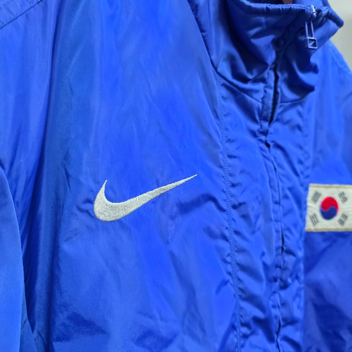 나이키 올드스쿨 국대 바람막이 누빔 점퍼 태극기 90 상품이미지3