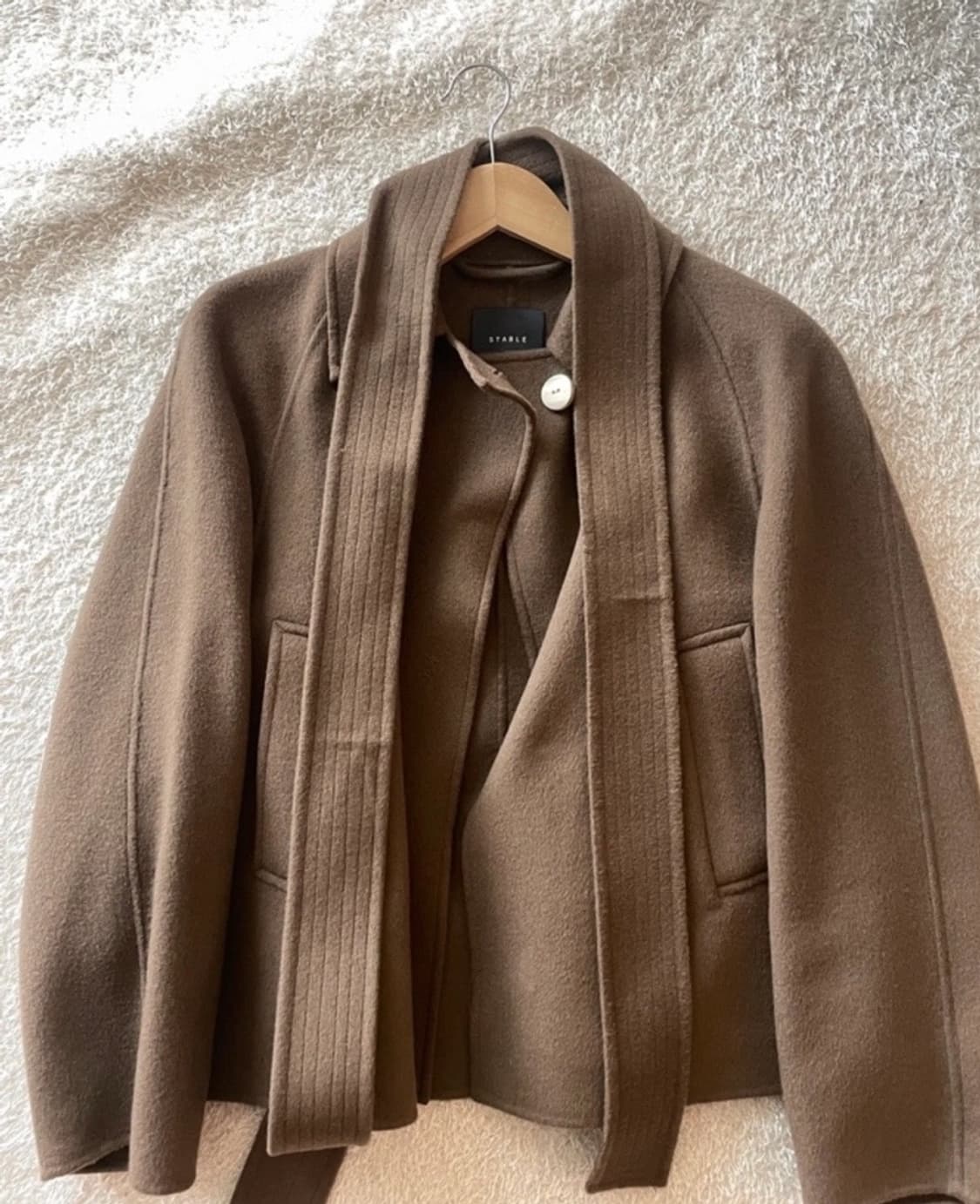 브라운 울코트 상품이미지1