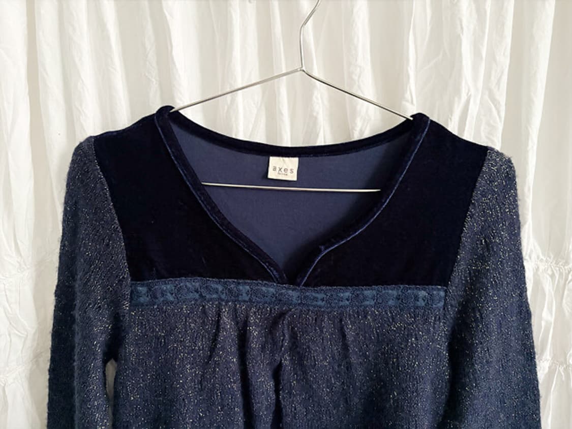 axes femme) velvet frill knit 상품이미지6