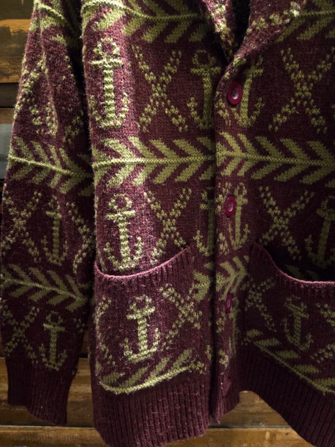 오베이 숄칼라 카디건 상품이미지5