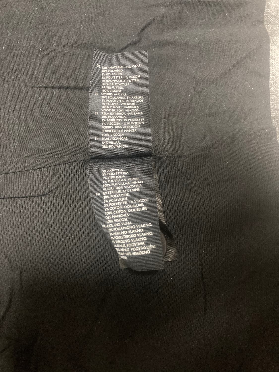 COS 체크 울 자켓 S 상품이미지5