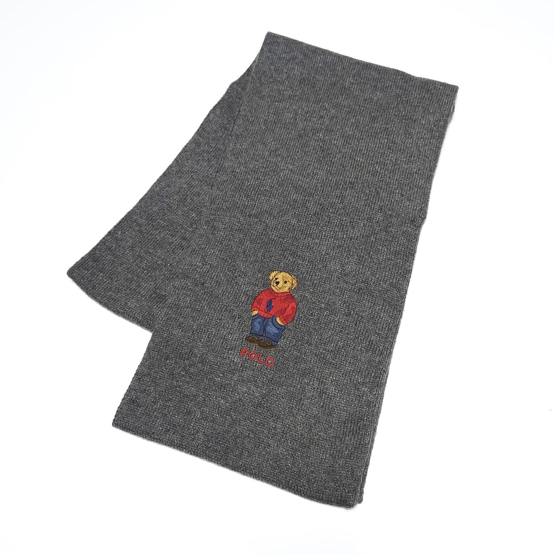 폴로 랄프로렌 베어 머플러 목도리 그레이 상품이미지2